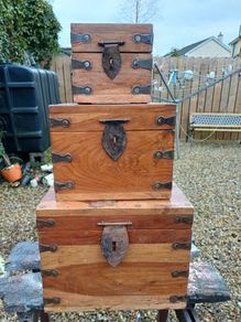 Vintage Handcrafted Storage Boxes
