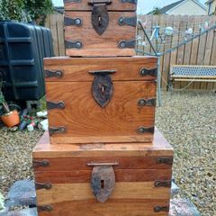 Vintage Handcrafted Storage Boxes