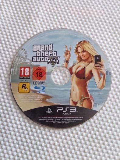 Grand Theft Auto V Five 5 PlayStation3 Ps3 Games Original