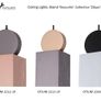 BRAND NEW 3 x Design Metal Ceiling Light Favourite Otium. Models 2212-1P, 2213-1P, 2269-1P Image 4