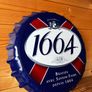 Kronenbourg 1664 Bottle Cap Wall Display Image 2