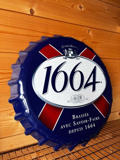 Kronenbourg 1664 Bottle Cap Wall Display