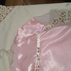 Baby girl christening dress with a hat.Size 74 cm.