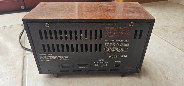 Vintage PYE  radio