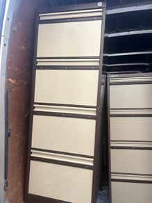 5 Heavy Duty 4 Drawer Filing Cabinets Bisley & Vickers