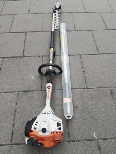 Stihl KM RC 56 Kombi hedge trimmer with extra long reach.