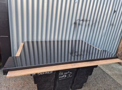 Black Granite Slab Hearth
