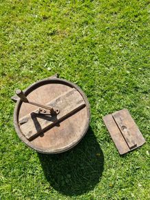 Vintage butter churn