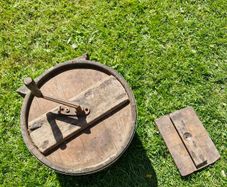 Vintage butter churn