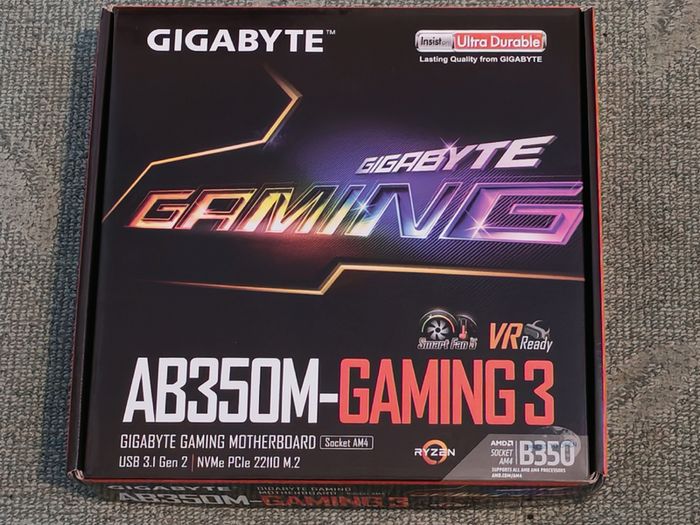 AMD Ryzen 7 2700 + Gigabyte GA-AB350M-Gaming 3 Motherboard Combo Bundle
