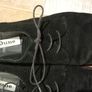 Dune lace up black suede shoes Image 3