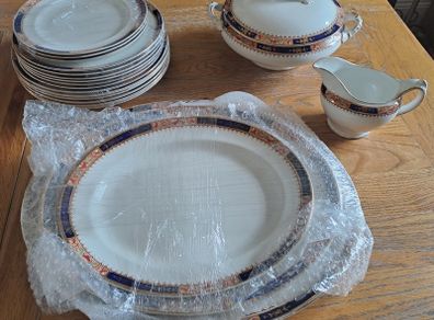 21 piece Burleigh Ware dinner set