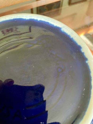 Vintage Fiestaware Cobalt Blue Covered Casserole Dish Homer Laughlin HLC with Lid USA Oven to Table