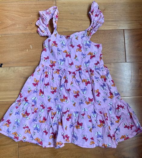 Girl Cotton Summer Dress with open back (2-3Y)