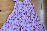 Girl Cotton Summer Dress with open back (2-3Y)