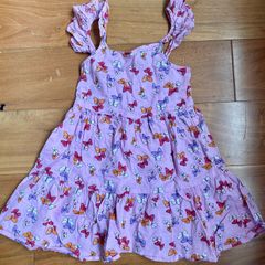 Girl Cotton Summer Dress with open back (2-3Y)