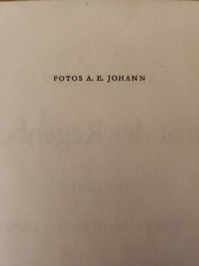 Heimat Der Regenbogen. ( Home Of The Rainbow) By A.e. Johann. First Edition Large Volume Hardback In Good Condition