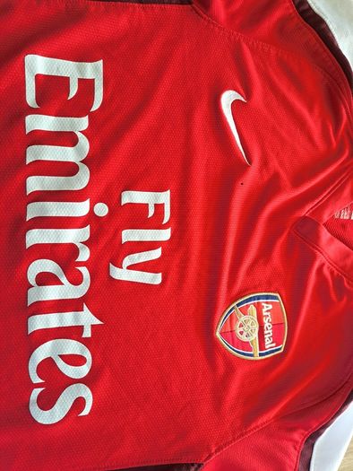 Official Vintage Nike Arsenal 2008-2010 Home Shirt - Size S