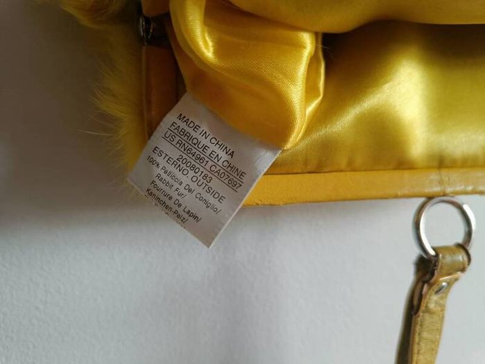 Sisley Rabbit Fur Bag