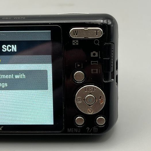 Sony DSC-W570 16.1MP Digital Camera Black - Full Kit
