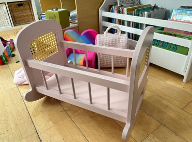 Dolls rocking cradle