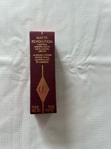 Charlotte Tilbury Matte Revolution Luminos Long Lasting Lipstick in shade Lost Cherry.