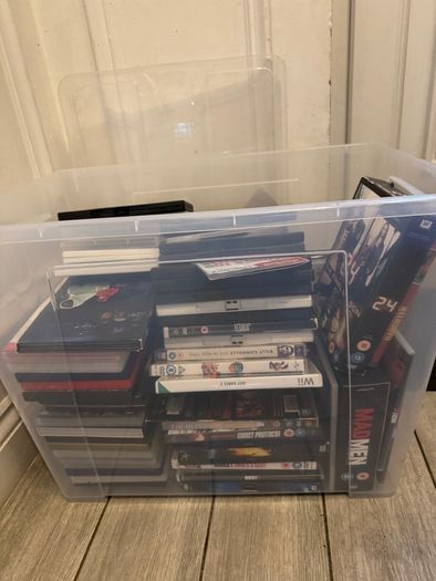 Box of DVD's