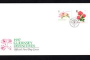 1997 Guernsey Flowers Definitive Stamps First Day Cover (FDC)