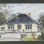 Vintage Art Painting Unknown Artist Watercolour Image 2
