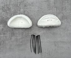 White Hurling Helmet Chin Piece