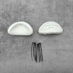 White Hurling Helmet Chin Piece