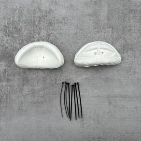 White Hurling Helmet Chin Piece