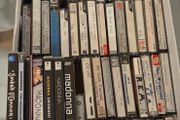 cassette tapes and DVD's