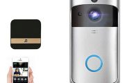 Wifi Smart Video Doorbell Intercom PIR Detection Camera Night Vision Cloud Storage - Black US Plug