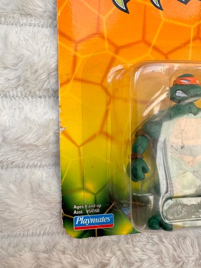 2002 Michelangelo Mini Figure Teenage Mutant Ninja Turtles TMNT Mirage Studios approx. 5.5 cm. Damaged Box Please see photos