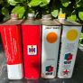 4 x Vintage 2L Oil Tins Image 7