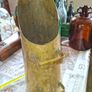 Antique Two Handled Brass Coal Scuttle with a shaped lip, making it easy to scoop out coal from your bunker and shake it directly onto your open fire. So, no more fussing with protective gloves and no more dirty hands, Postage Available or Collection Image 2