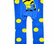 Minion Legging - Blue with Dots
