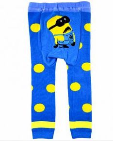 Minion Legging - Blue with Dots