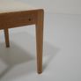 Vintage Studio Donegal Tweed and Oak Stool, 1960s. Image 9