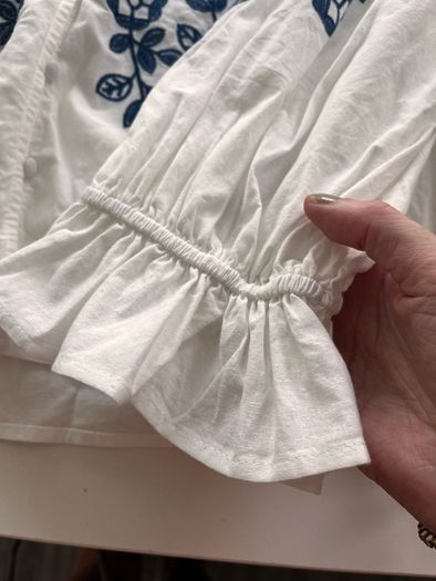 blouse 100% cotton embroidered
