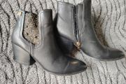 Black Ankle Shoes  Size 6