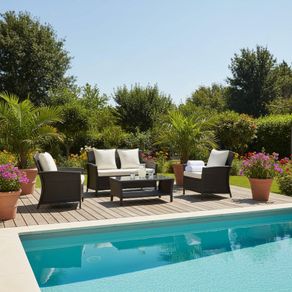 Newport 4 Seater Patio Garden Set + Table