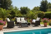 Newport 4 Seater Patio Garden Set + Table