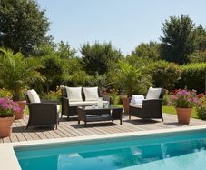 Newport 4 Seater Patio Garden Set + Table
