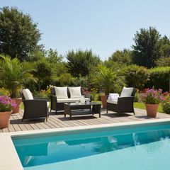 Newport 4 Seater Patio Garden Set + Table