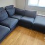 Vimle corner couch 3 seat with open end and storage in footstool Image 3
