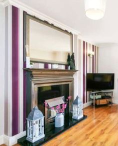 Fireplace & Mirror