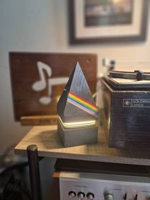 handmade Pink Floyd desk lamp