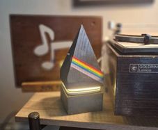 handmade Pink Floyd desk lamp
